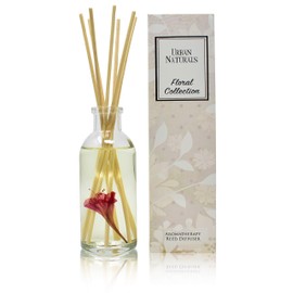 Urban Naturals Honeysuckle & Jasmine Reed Diffuser Oil Scented Sticks Set– Hyacinth, Cassis, Neroli & Geranium | Long Lasting Air Freshener for The Bedroom, Bathroom or Office | Made in The USA