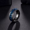 Udolfly Mens Fidget Rings Anxiety Rings for Men Womens Chain