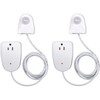 Westek Plug In Motion Sensor Outlet Light Control, 2 Pack