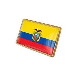 vmcoatdu Country Flag Rectangle Pin Badge International Travel Brooch Metal Alloy Souvenir Pin for Hat Clothes Backpack, One size, Metal, resin