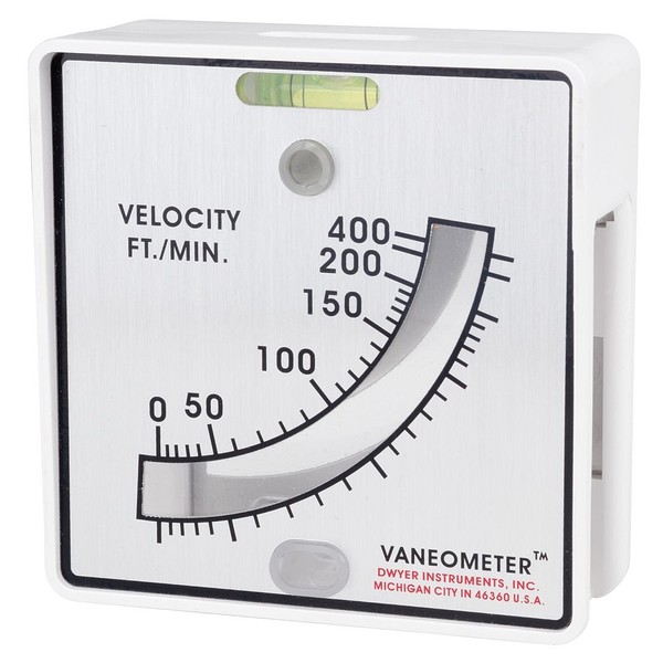 Dwyer® Vaneometer Swing Vane Anemometer, 480, 25-400 FPM