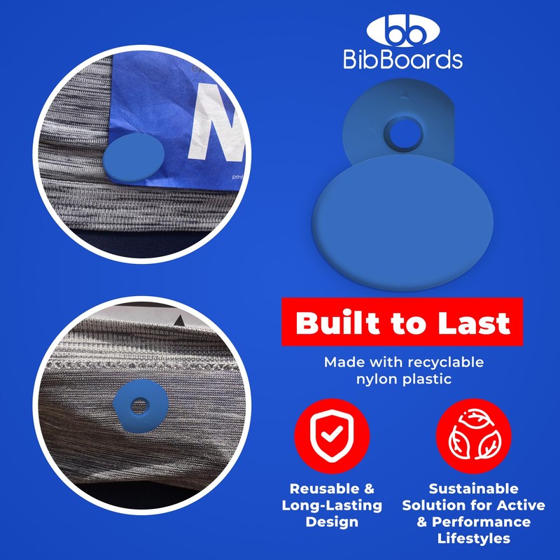 danceSNAPS Bib Clips by BibBoards - Safety Lock Fasteners for