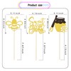 12Pcs Sweet as Can Bee Centerpiece Sticks Bee Baby Shower