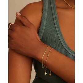 gorjana Wilder Mini Alphabet Bracelet R