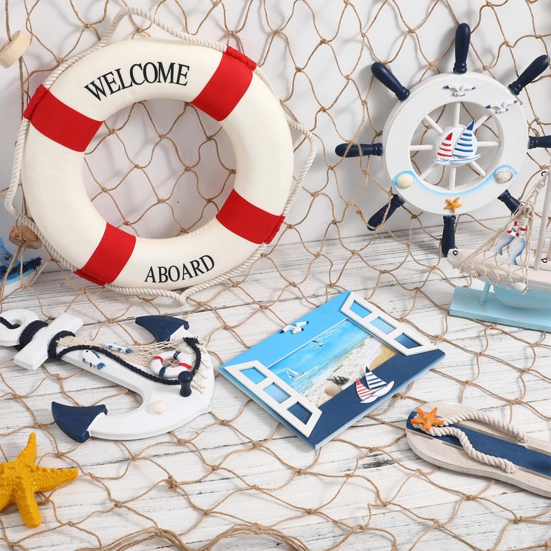 MAGICLULU Large Decorative Fish Net 200cm Long 100cm Wide Wall