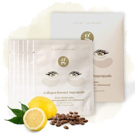 Glow25® Collagen Eye Pads [6 Sachets] with 18 Highlight Active Ingredients - Eye Pads with Hyaluronic Acid - Activates Collagen Formation - Free from Silicones, Parabens