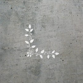 Transparent Decal Stickers Of Corner Leaf Vine Flourish Silhouette (White) Premium Waterproof Vinyl Decal Stickers For Laptop Phone Accessory Helmet Car Window Mug Tuber Cup Doo USCSKUS709805WH090622