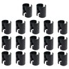 WAFJAMF 34 Pack Wire Shelving Shelf Lock Clips for 1"