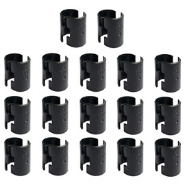 WAFJAMF 34 Pack Wire Shelving Shelf Lock Clips for 1" Post- Shelving Sleeves Replacements for Wire Shelving System