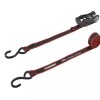 Husky 4-Pack Ratchet Tie-Down Straps 12 ft x 1", S-Hook,