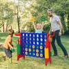Fireflowery 4-to-Score Giant Yard Game, Jumbo 4-in-A-Row Giant Game Set