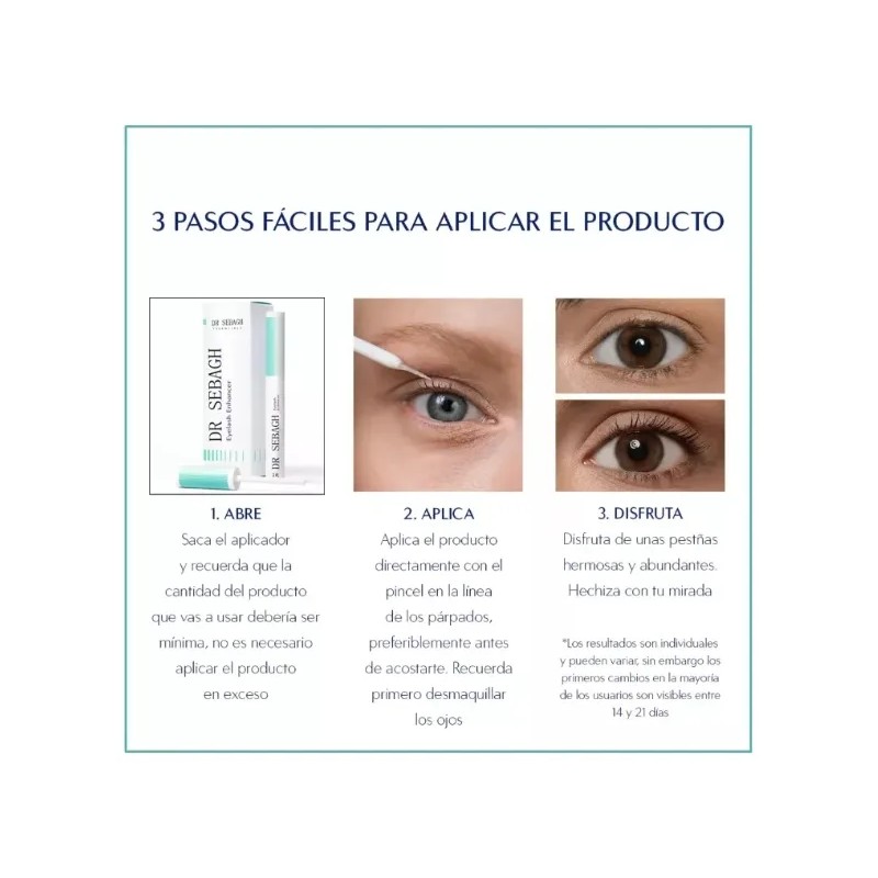 3mldr Sebagh Crecimiento De Pestañas Serum
