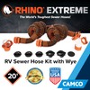 Camco RhinoEXTREME 20’ Camper/RV Sewer Hose - RV Accessories Include