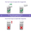 BTLIN Neodymium Magnets, Square, Strong Mini Magnet for Fridge Whiteboard,