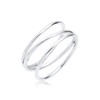 Elli 0602652414 Women's Ring 925 Sterling Silver 56 silver