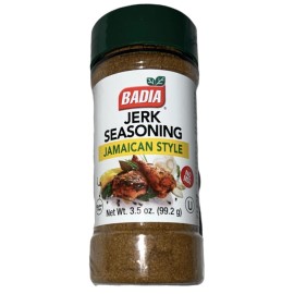 Badia  Jerk Seasoning  Jamaican Style   3.5 OZ Bottle   No MSG - Free Shipping