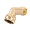 Brass Garden Hose Elbow Connector 45 Degree Hose Elbow Fitting
