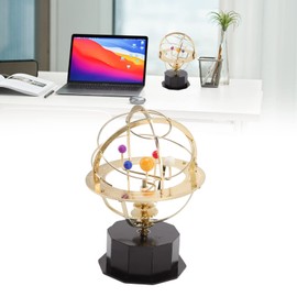 Solar System Model with Graduation - Rotating Grand Orrery Model of the Solar System - Educational Toy, Children and Teens, Girls and Boys