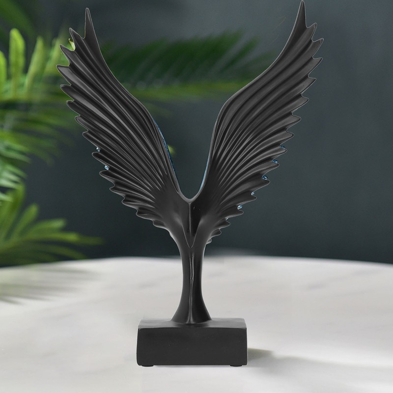 Angel Wing Resin Craftwork Sculpture Decoration Desktop Ornament Abstract Eagle