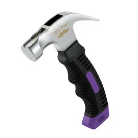 Mr. Pen- 8oz Purple Camping Hammer - Claw, Stubby, Tack, Magnetic, Small for Women, Nail - Tool