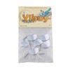 Yibuy 6pcs Silver Alloy Guitar Machine Head Buttons Tuning Pegs