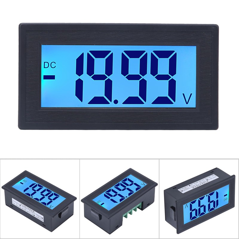 YB5135DB DC Digital Voltmeter LCD Display Voltage Meter AC Power