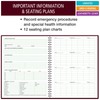 Class Record Book for 9-10 Weeks. 35 Names. Larger Grade