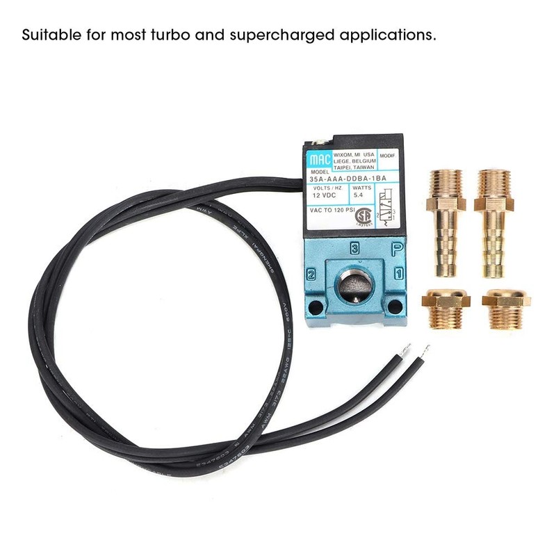 Qiilu, 3 Port DC 12V 5.4W 35A-AAA-DDBA-1BA Electronic Boost Control