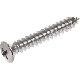The Hillman Group 44919 8 x 1-Inch Jackson Head Trim Screw, Chrome, 25-Pack