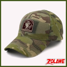 Zolawe Relax We're All Crazy It's Not a Competition Hook and Loop Patch, 3 Inches Sew On Patches, Embroidery Patches for Backpacks Bags Vest Dog Harness, Raccoon Tactical Military Embroidered Patches