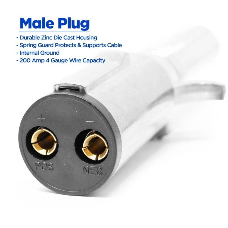 Pro Trucking Products 2 Way Male/Female Plug & Socket Replaces