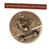 Operitacx Necklace Box Lock Bronze Box Buckle Furniture Accessory Strong