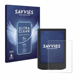 Savvies Pack of 6 Screen Protectors for PocketBook Verse Ultra Transparent