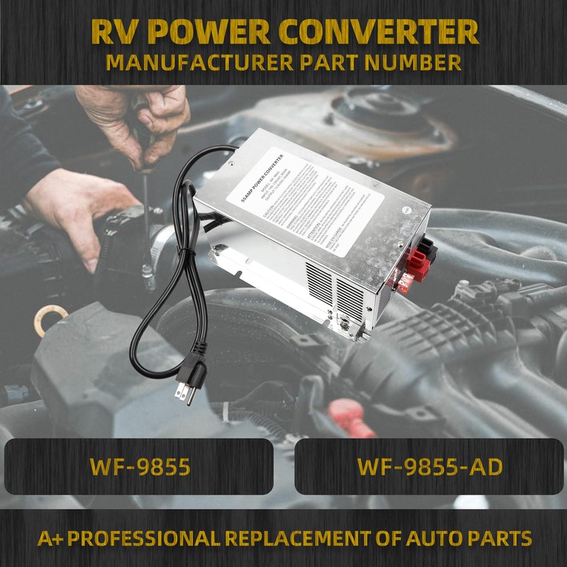 Dasbecan WF-9855 55 Amp RV Power Converter Compatible with WF-9855-MBA