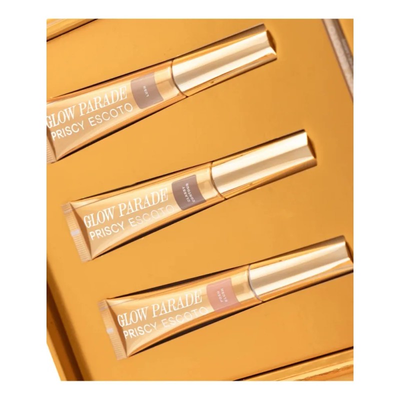 Sinless Beauty Glow Parade Kit Contorno Iluminador Rubor Líquido rostro