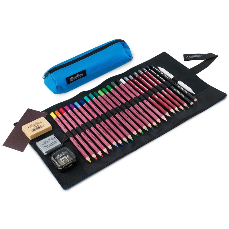 Cretacolor Artist Set Spring Edition | Includes Blue Roll Case