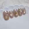 Glaze Night Handmade Nail Tip Magnetic Powder Nail - Short