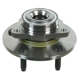 EXCEEDOE Front Wheel Bearing and Hub Assembly (3.7L V6, 4.7L V8, 5.7L V8, 5.9L V8, 4WD, RWD 2-Wheel ABS) Compatible With 2003 Dodge Ram 1500 - One Bearing Included - Two Years Warranty