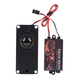 RC Car Engine Sound Simulator, Sound Generator Car RC Car Engine Sound Simulated with 1 Speaker for 1/10 Vehicle Models