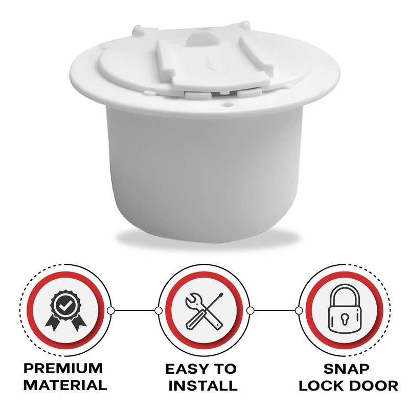 NU-SET | RV Electrical Cable Hatch | Electrical Cable Hatch