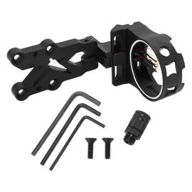 Compound 5 Pin Bow Sight with Adjustable Spirit Level Archery Bow Sight with Aiming Light