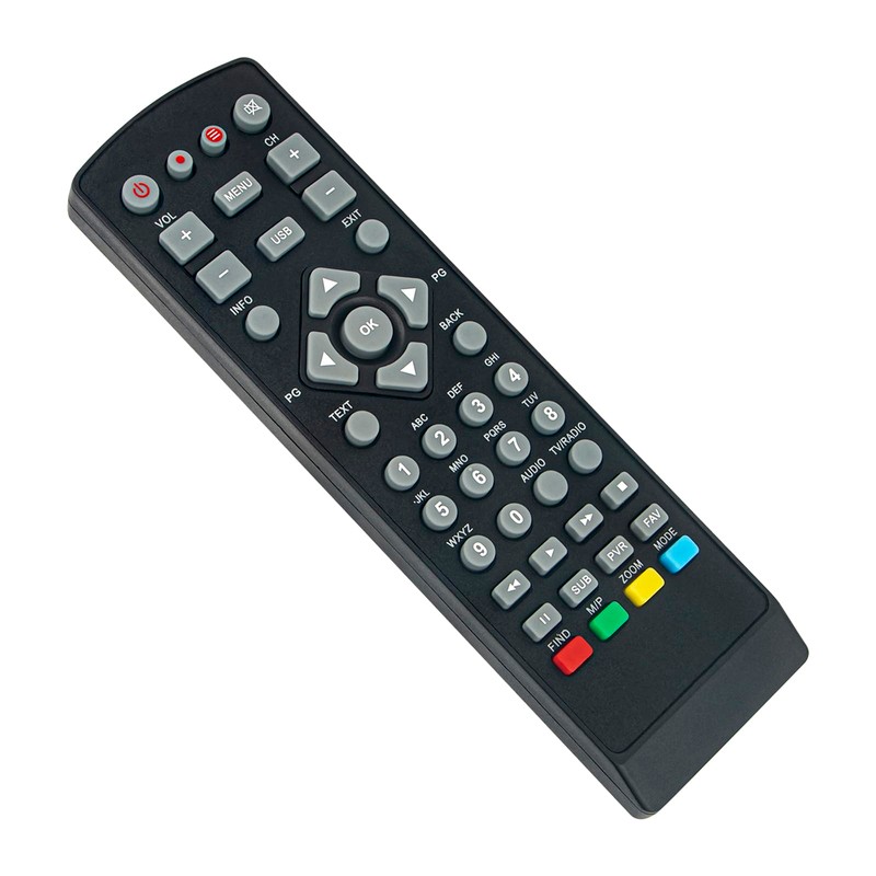 AULCMEET Replacement Remote Control for Skymaster Digital Satellite Receiver XHD