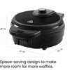 Anti-Overflow Belgian Waffle Maker with Shade Selector - Mess Free