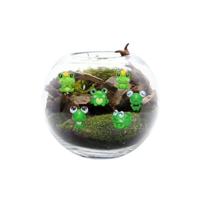 manatom Moss Terrarium Figurine Animal Terrarium Figure Moss Terrarium Kit