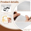 Ferraycle 2 Packs Stainless Steel Fryer Splash Guard Commercial Side