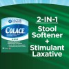 Colace 2 in 1 Stool Softener Stimulant Laxative Tablets 10