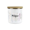 Purely Home Vintage Cutlery Brown Sugar Storage Canister - White