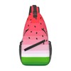 LOSTORCHI Cute Cartoon Watermelon Crossbody Sling Bags for Women Men