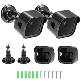 QWORK® 2 Pack Weatherproof Camera Housing with 360° Adjustable Mount Compatible with Blink Outdoor 3rd/4th Generation Security Cameras