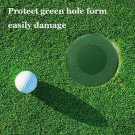 ZLY 1PCS Golf Cup Cover,Golf Hole Putting Green Cup Golf Practice Training Aids Green Hole Cup,for Outdoor Activities